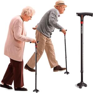 Product Title: Adjustable Walking Sticks - Comfort and Support for Your Mobility